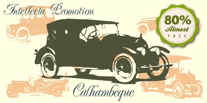 Calhambeque font preview
