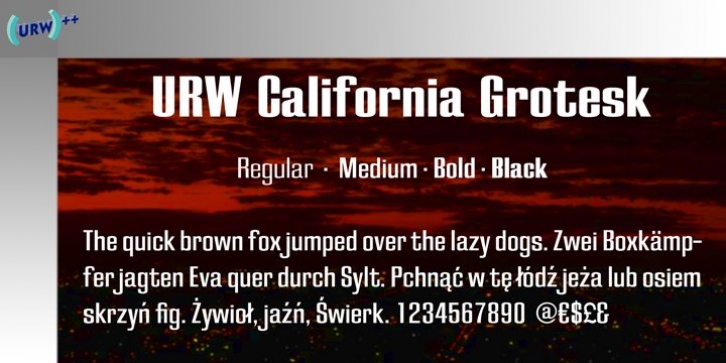 California Grotesk font preview