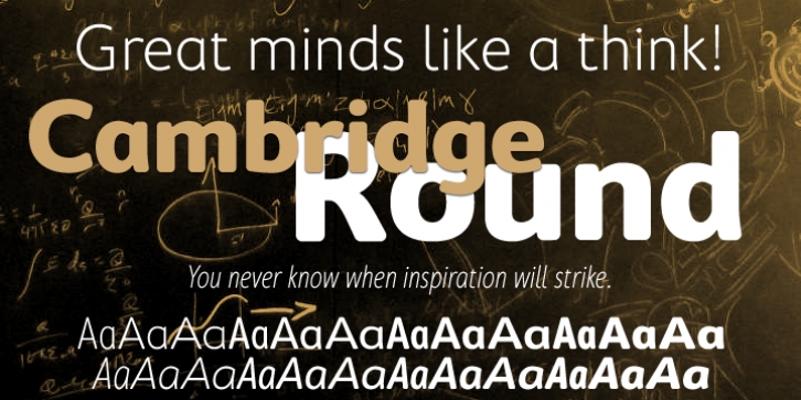 Cambridge Round font preview