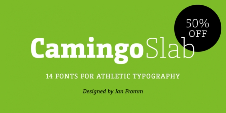 CamingoSlab font preview