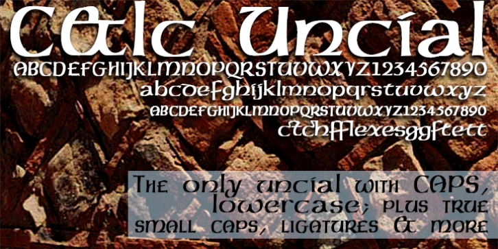 Clc Uncial Pro font preview