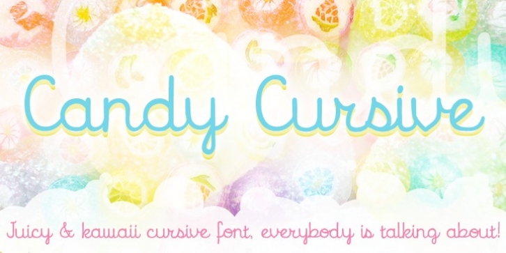 Candy Cursive font preview