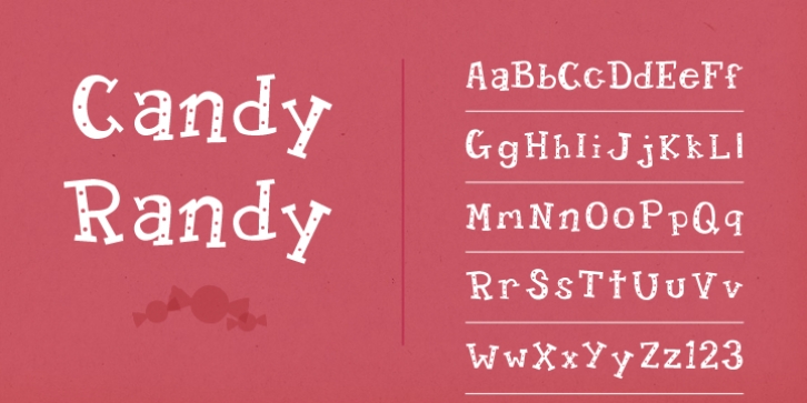 Candy Randy font preview