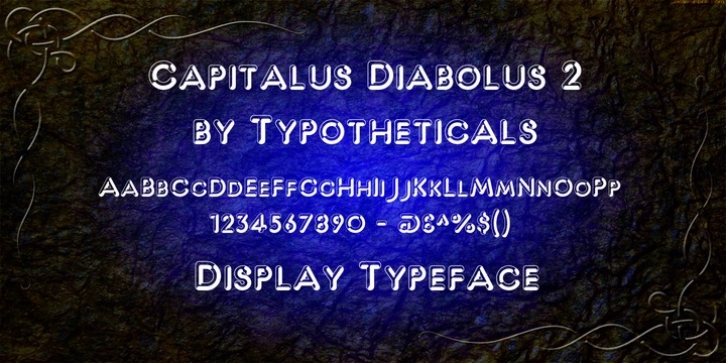 Capitalus Diabolus font preview