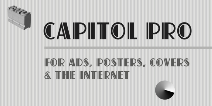 Capitol Pro font preview