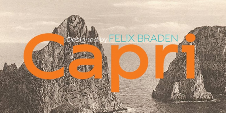 Capri Pro font preview