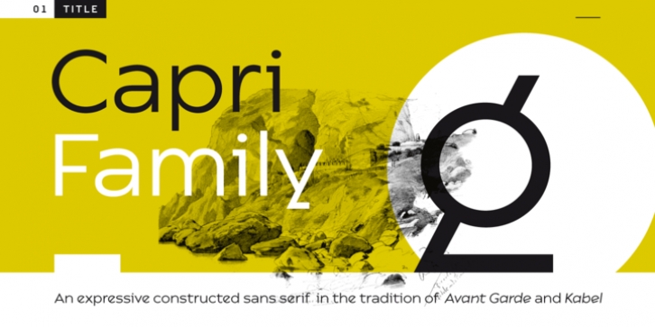 Capri Pro font preview
