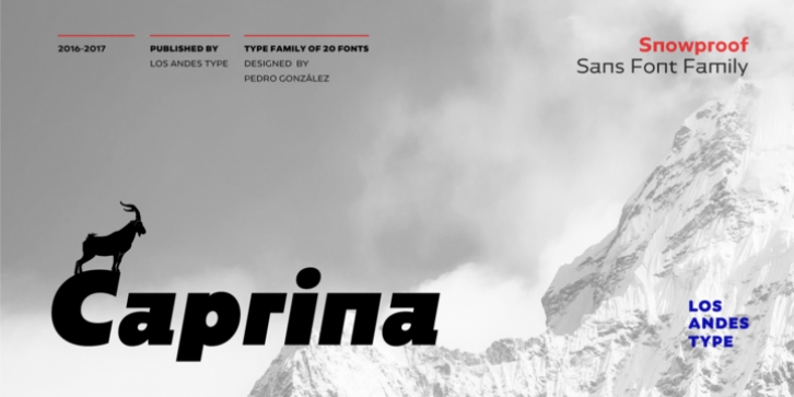 Caprina font preview