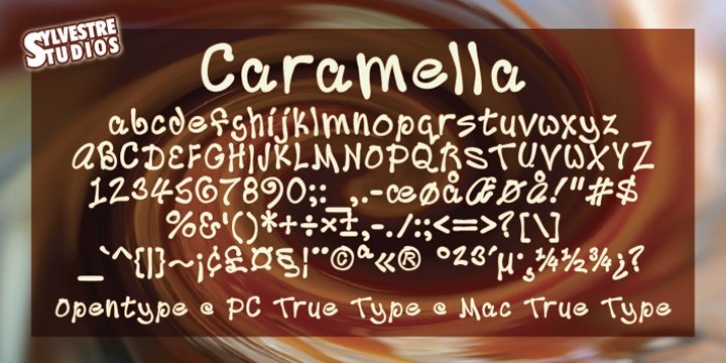 Caramella font preview