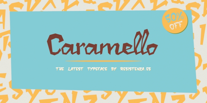 Caramello font preview