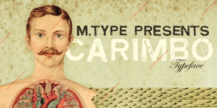 Carimbo font preview
