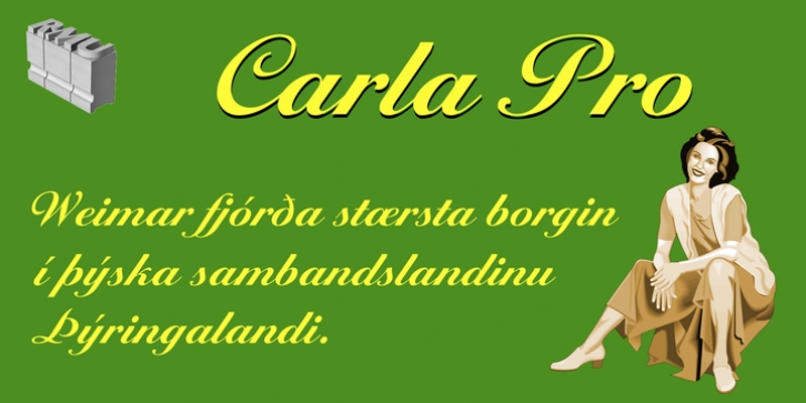 Carla Pro font preview