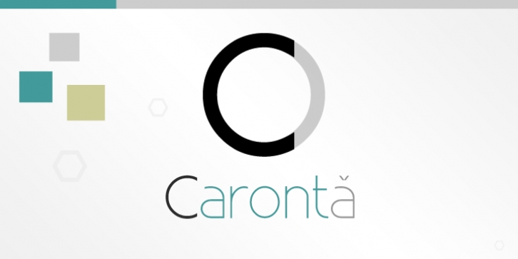 Caronta font preview