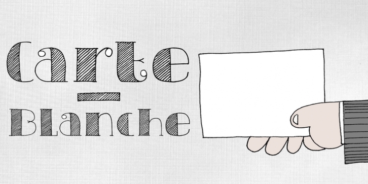 Carte Blanche font preview