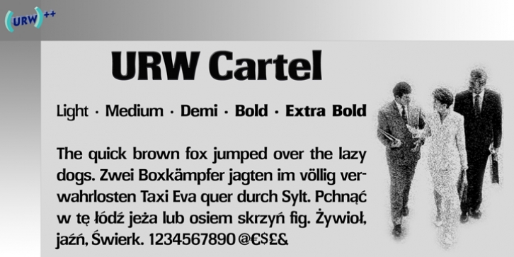 Cartel font preview