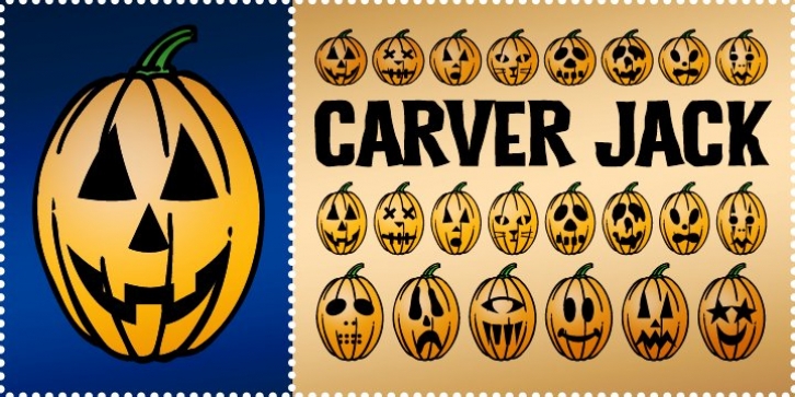Carver Jack BTN font preview