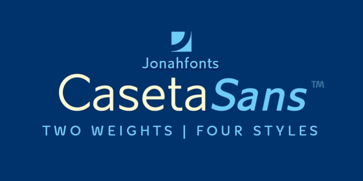 Caseta Sans font preview