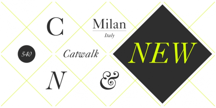 Caslon 540 font preview