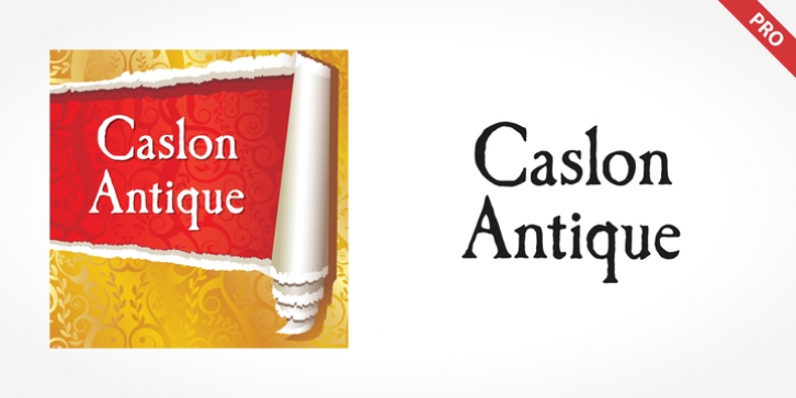 Caslon Antique Pro font preview