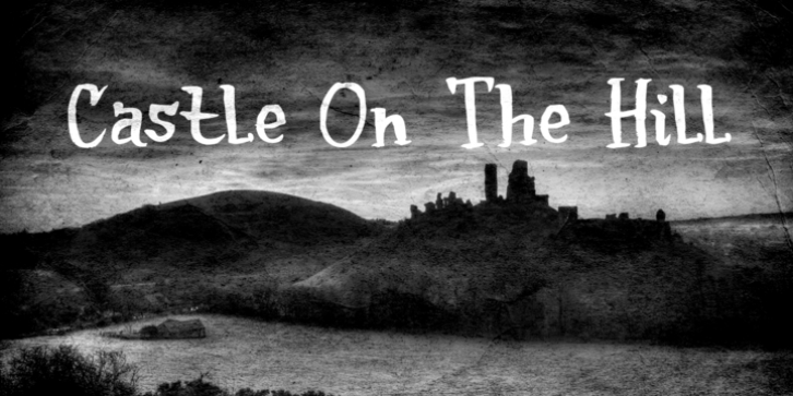 Castle On The Hill font preview