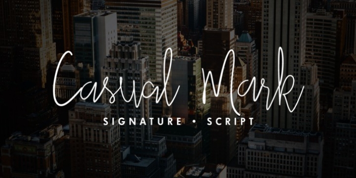 Casual Mark Script font preview