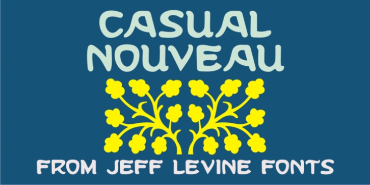 Casual Nouveau JNL font preview