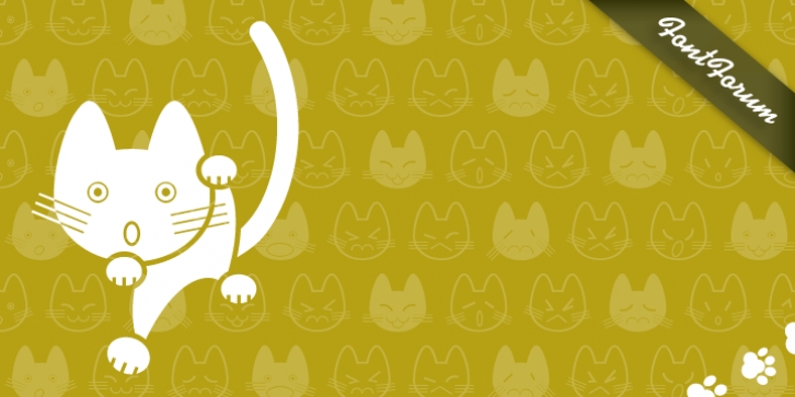 Cat Cat Cat font preview