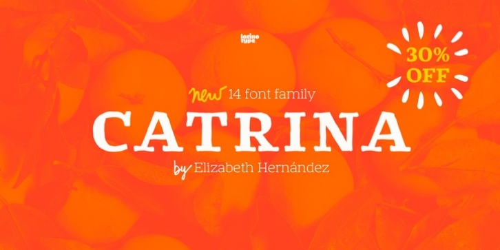 Catrina font preview