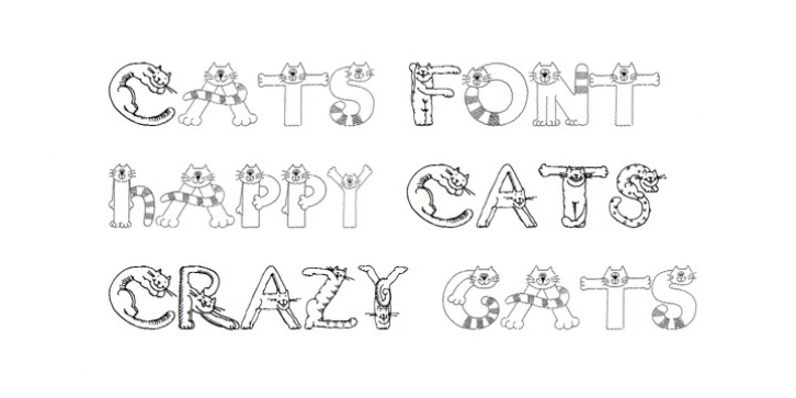 Cats font preview