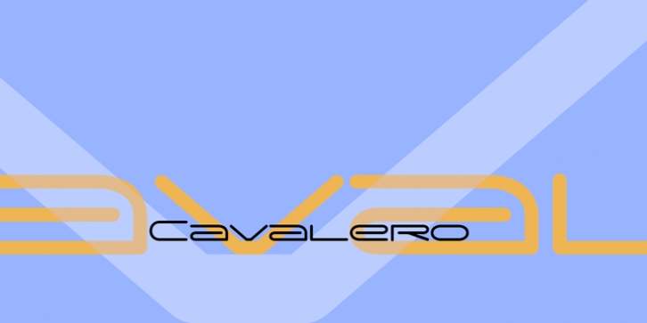 Cavalero BT font preview