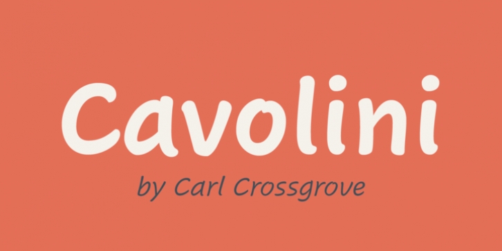 Cavolini font preview