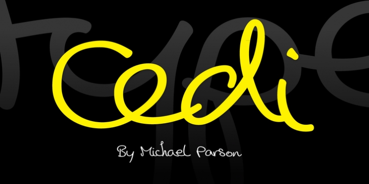 Cedi font preview