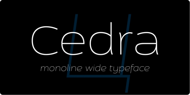 Cedra 4F font preview