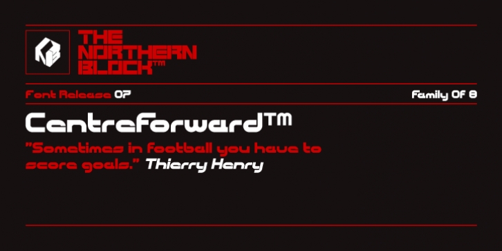 CentreForward font preview