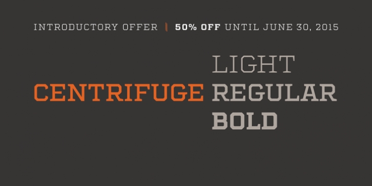 Centrifuge font preview