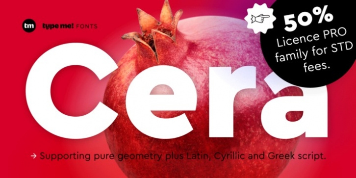 Cera PRO font preview