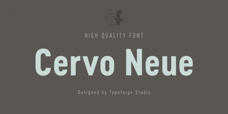 Cervo Neue font preview