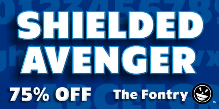 CFB1 Shielded Avenger font preview