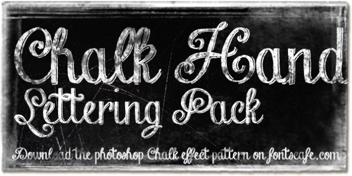 Chalk Hand Lettering font preview