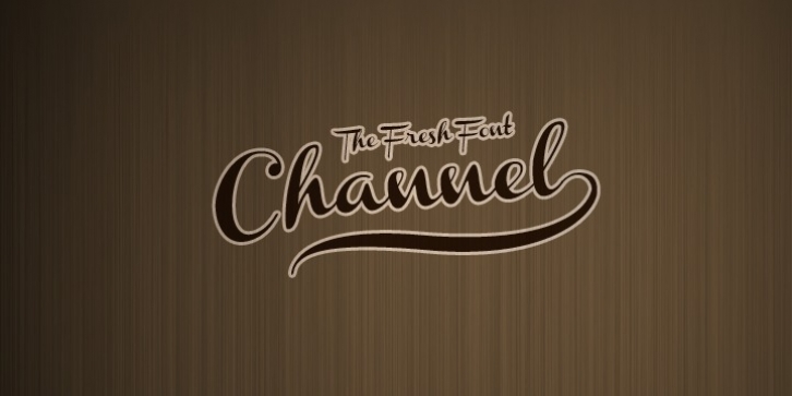 Channel font preview
