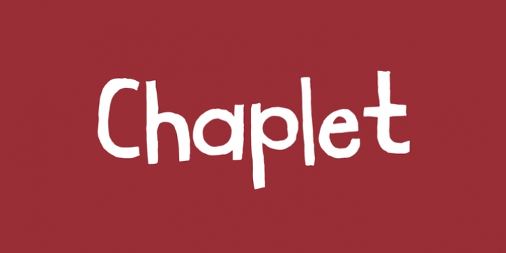 Chaplet font preview