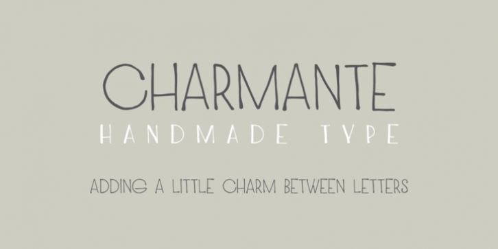 Charmante font preview