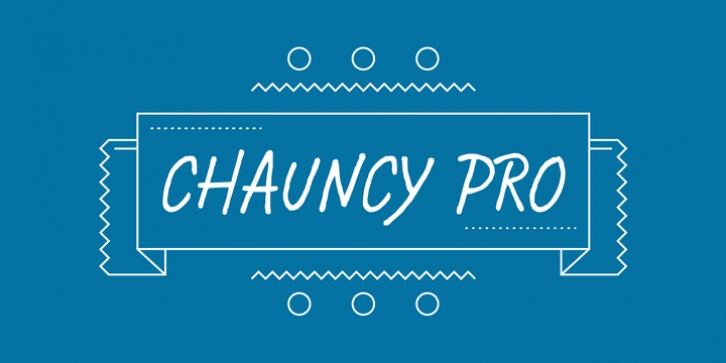 Chauncy Pro font preview