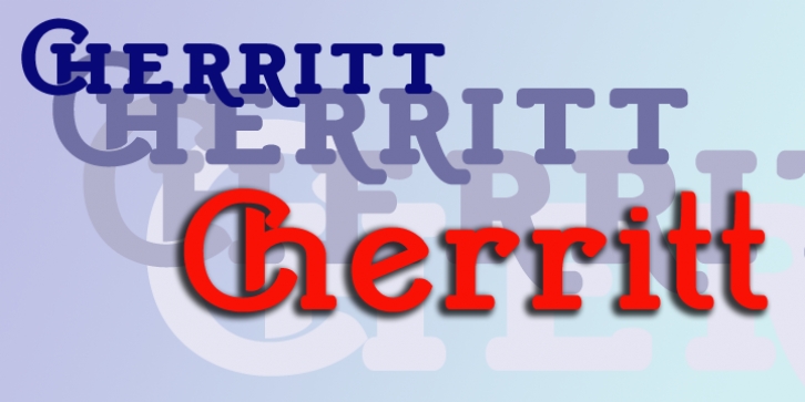 Cherritt font preview