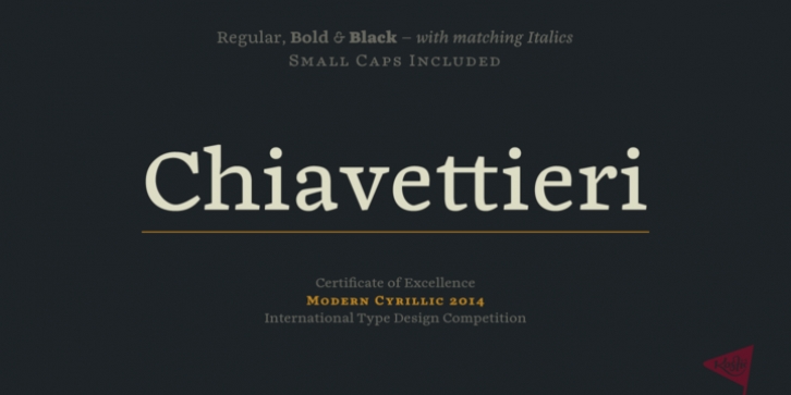 Chiavettieri font preview