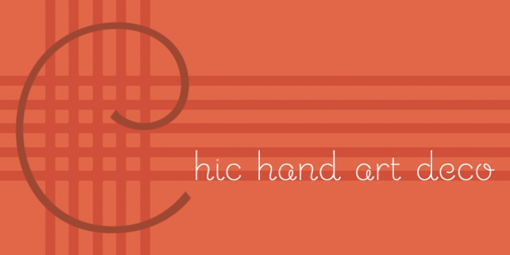 Chic Hand font preview