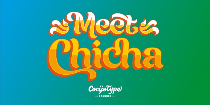 Chicha font preview