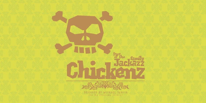 Chickenz font preview