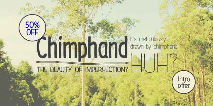 Chimphand font preview