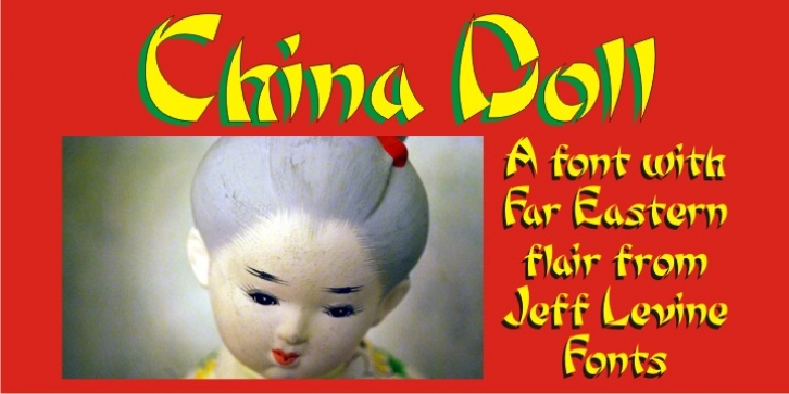 China Doll JNL font preview